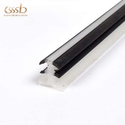 PP  hard and soft extrusion insert strip for the slot of panel  factory custom sizes